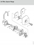 Stihl SR 200-D Catalytic Converter Mistblowers Spare Parts